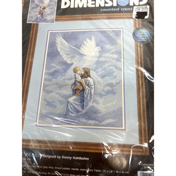 Dimensions Dove Of Peace Counted Cross Stitch Kit - Picture 2 of 4